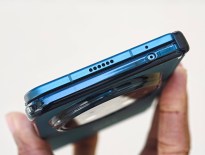 vivo X Fold6 Nebula Teal with the case on
