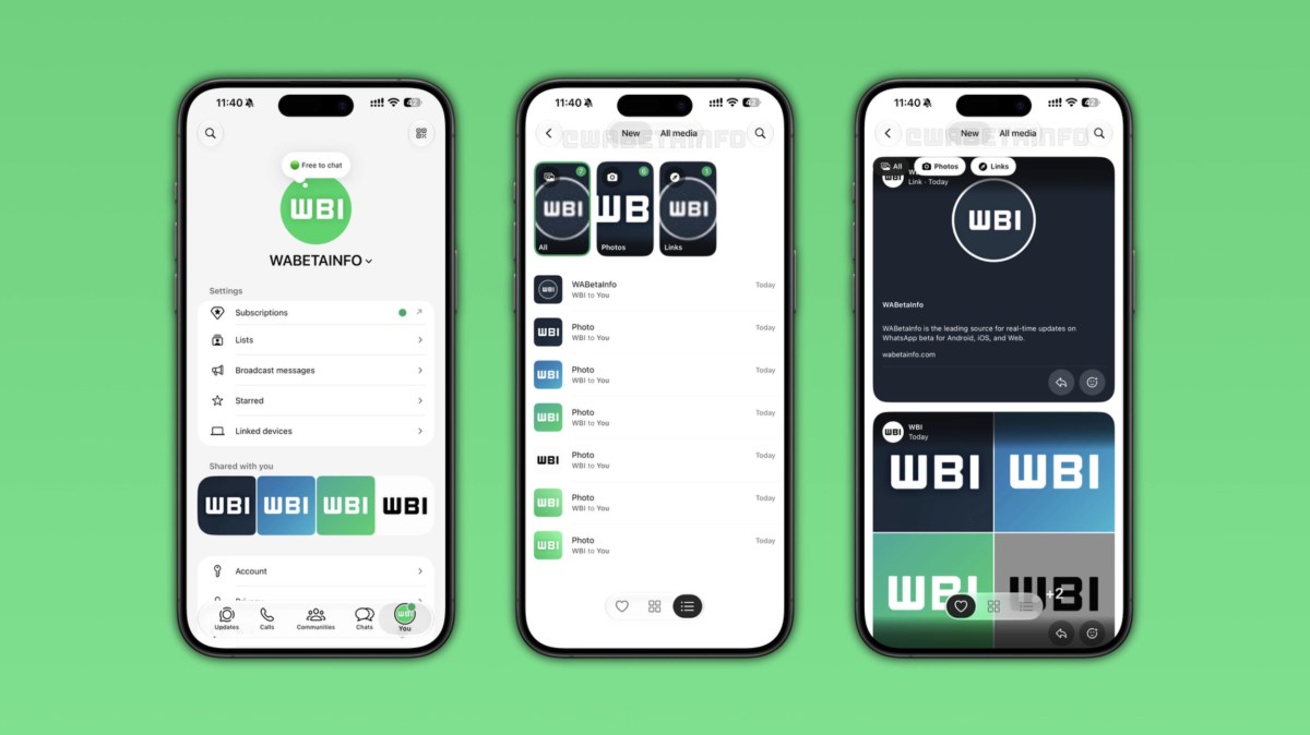 WhatsApp is bringing its media hub to iPhones