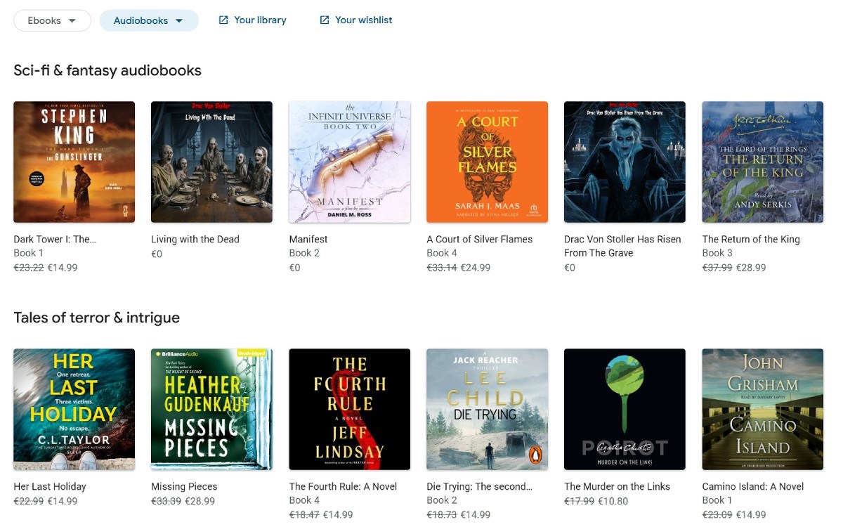Audiobooks on the Google Play Store