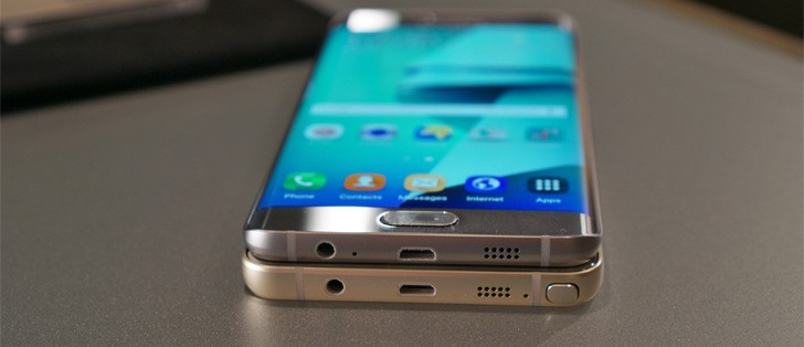 Samsung Galaxy Note5 And S6 Edge Hands On First Look Gsmarena Com Tests