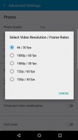 Blackberry Priv review: Priv camera settings