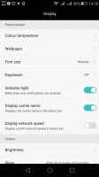 Display and lockscreen options - Huawei G8 review