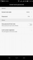 Display and lockscreen options - Huawei G8 review
