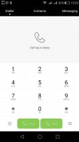 Dialer has a convenient one-handed operation mode - Huawei G8 review
