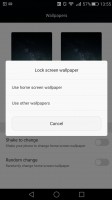 Huawei Mate S review: Lockscreen graphics controls