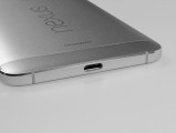 Lower view shows us personality of chamfers and curves - Huawei Nexus 6p review