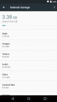 just about 3.4GB used by the system - Huawei Nexus 6p review
