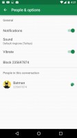 Google's SMS app offers simple texting with customizable contact color schemes - Huawei Nexus 6p review