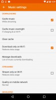 streaming settings - Huawei Nexus 6p review