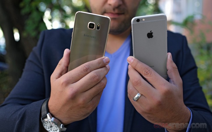 Apple Iphone 6s Plus Vs Samsung Galaxy S6 Edge Double Positive Performance