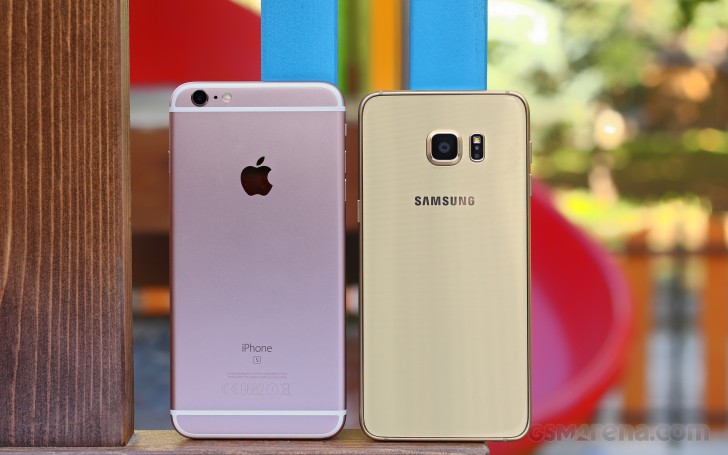 trechter klep Bibliografie Apple iPhone 6s Plus vs. Samsung Galaxy S6 edge+: Double positive -  GSMArena.com tests