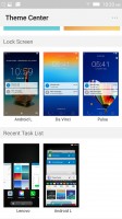Choosing an app switcher style: from the Theme Center - Lenovo Vibe Shot review