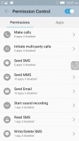 Permission Control: permission view - Lenovo Vibe Shot review