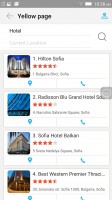 Yellow page: checking out hotels - Lenovo Vibe Shot review