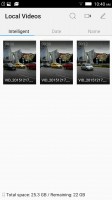 Video player: browsing files - Lenovo Vibe Shot review