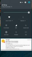 LG Nexus 5x review: the notification area