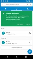 LG Nexus 5x review: call log