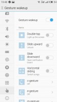 Meizu Pro 5 Review review: Configuring gestures wakeup