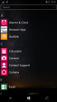 App screen - Microsoft Lumia 550 review