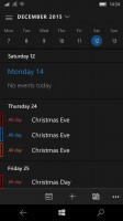Calendar - Microsoft Lumia 550 review