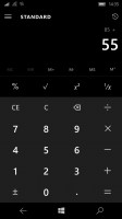 Calculator - Microsoft Lumia 550 review