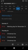 Microsoft Lumia 950 XL review: Calendar