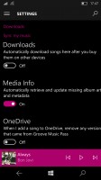 Microsoft Lumia 950 review: OneDrive playback settings