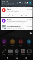Sony Xperia Z5 Premium review: Notification area