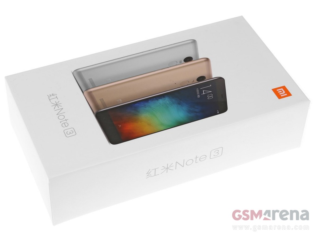 Xiaomi Redmi Note 3 (MediaTek) pictures, official photos