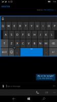 Keyboard has plenty of features, no number row - Acer Liquid Jade Primo review