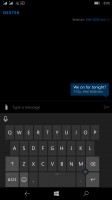 Keyboard has plenty of features, no number row - Acer Liquid Jade Primo review