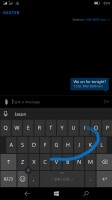 Keyboard has plenty of features, no number row - Acer Liquid Jade Primo review