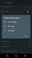 Selfie camera - Alcatel Idol 4s preview