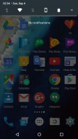 Quick Settings: New small tiles above notifications - Android 70 Nougat review