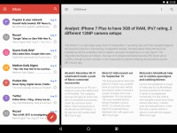 Split-screen functionality makes much more sense on tablets - Android 70 Nougat review