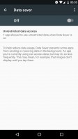 Data Saver - Android 70 Nougat review