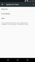 System UI Tuner: Main menu - Android 70 Nougat review