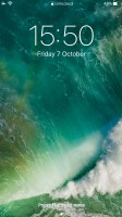 The new lockscreen - Apple iPhone 7 Plus review