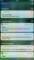 Notification Center - Apple iPhone 7 Plus review