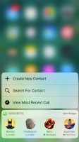 Using 3D Touch across the interface - Apple iPhone 7 Plus review