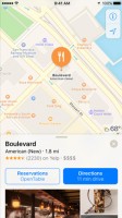 The new Maps with Reservations and Lyft support - Apple iPhone 7 Plus review