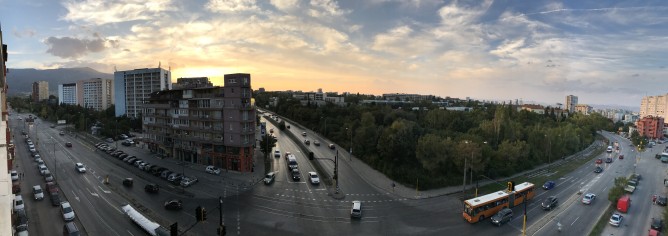a sunset panorama - Apple iPhone 7 review