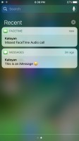 Notification Center - Apple iPhone 7 review