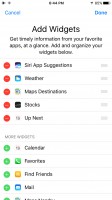 Adding widgets - Apple iPhone 7 review