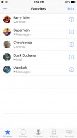 The phone app with Favorites - Apple iPhone 7 review