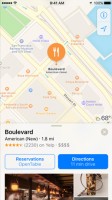 The new Maps with Reservations and Lyft support - Apple iPhone 7 review