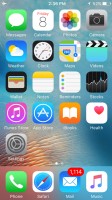 The homescreen - Apple iPhone SE review