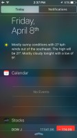 Notification Center - Apple iPhone SE review