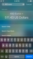 The new Spotlight Search - Apple iPhone SE review