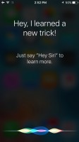 Siri can be summoned anytime by saying 'Hey, Siri' - Apple iPhone SE review